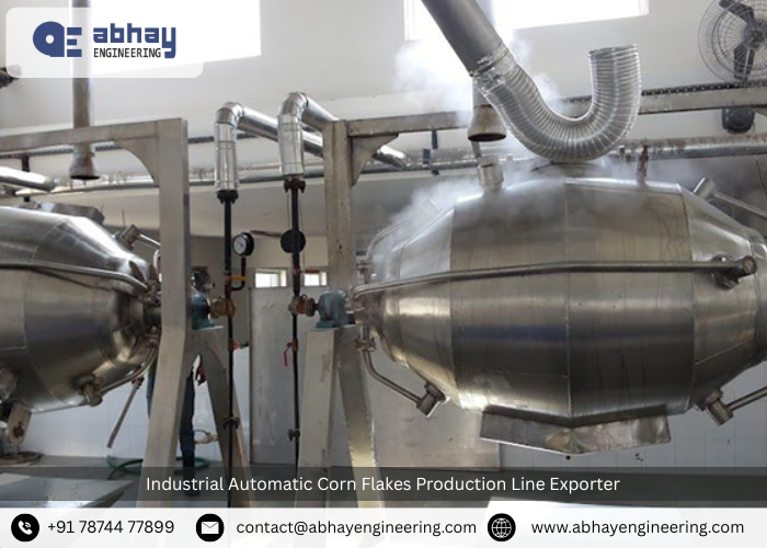 Industrial Automatic Corn Flakes Production Line Exporter