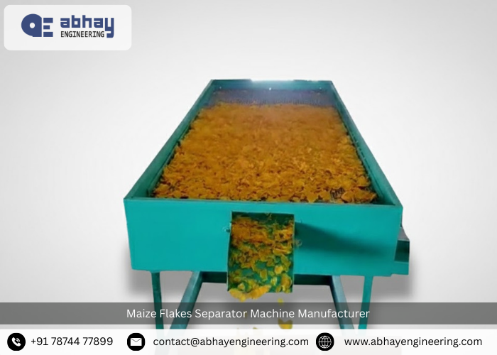 Maize Flakes Separator Machine Manufacturer