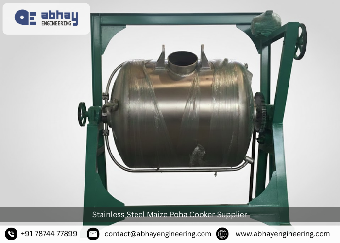 Stainless Steel Maize Poha Cooker Supplier